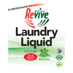 ECOTotal Australia safe and biodegradable Revive Laundry Liquid household cleaning product label
